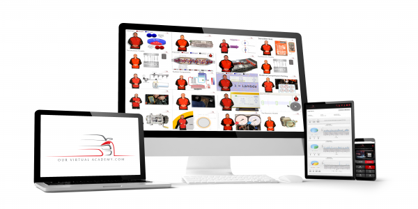 Automotive online training on multiple devices