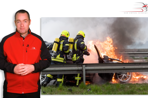 Fire Personnel at the scene of a car accident